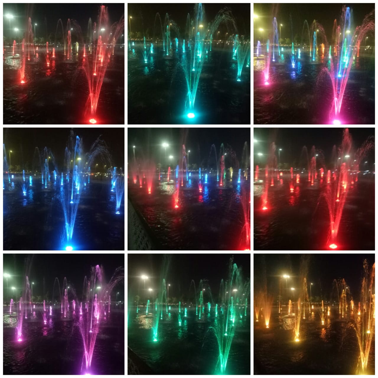 RGB Fountain Light 9W