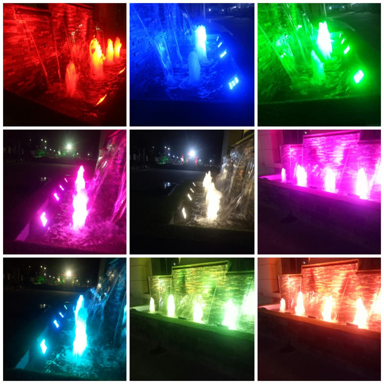 RGB Fountain Light 9W