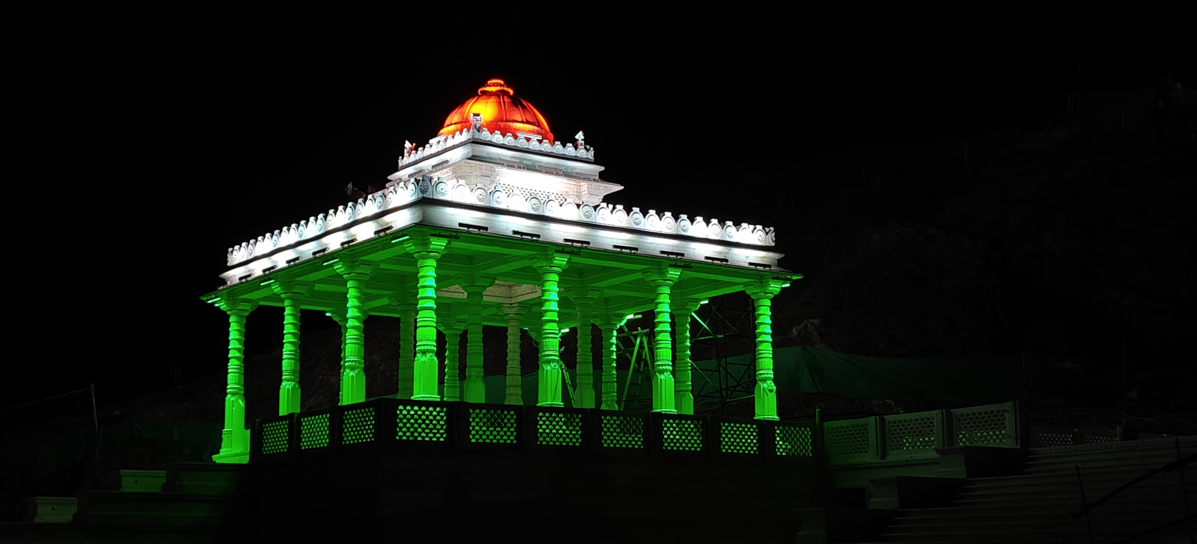 Kalyanpur Nagnechya Mata Temple Facade Lighting