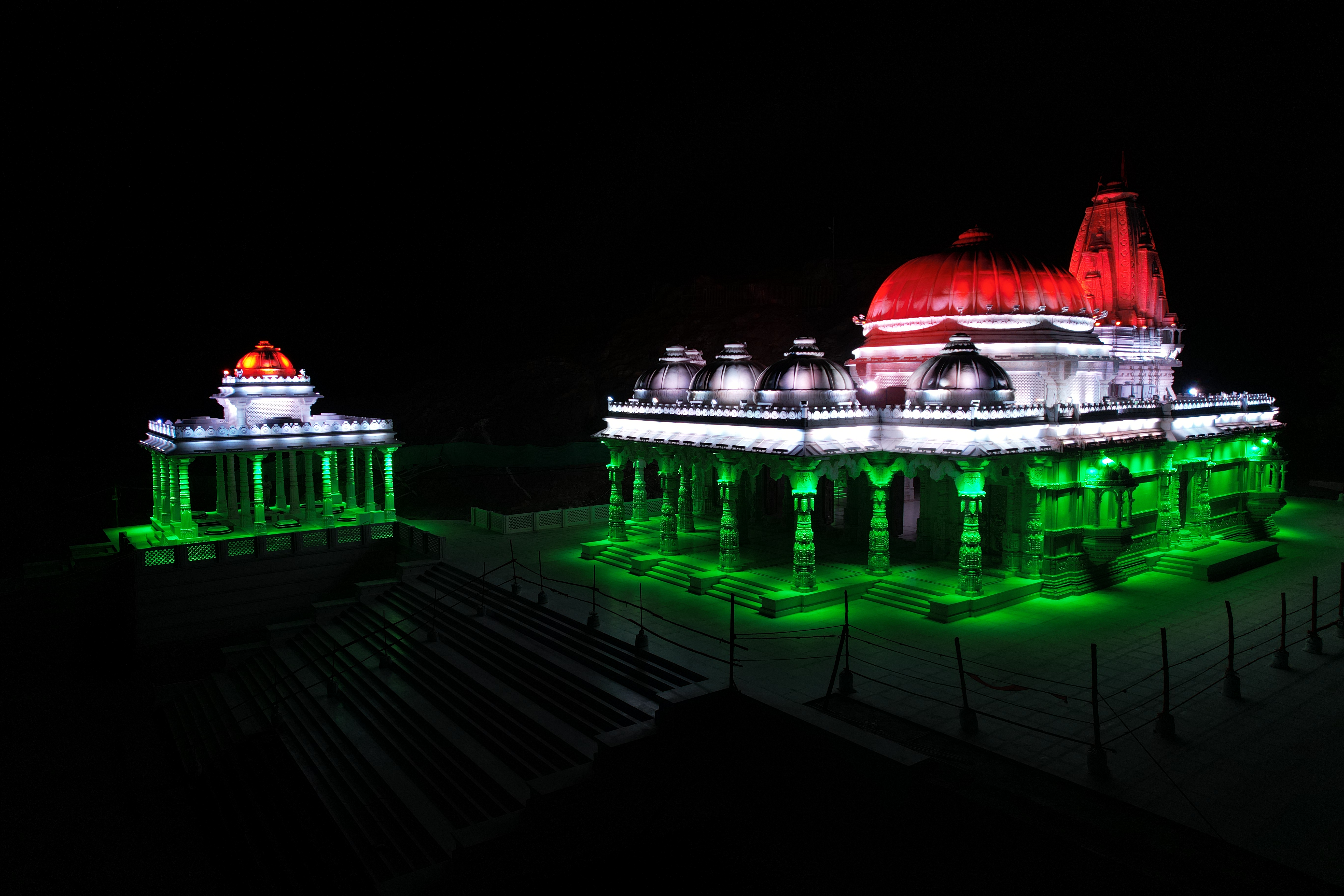 Kalyanpur Nagnechya Mata Temple Facade Lighting